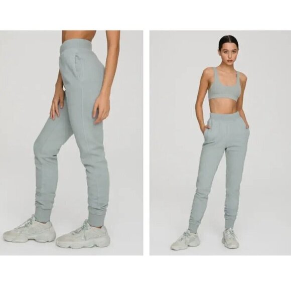 NWT Good American Good Waist Slim Joggers in Quarry - Size 2 (Medium) - Picture 6 of 6